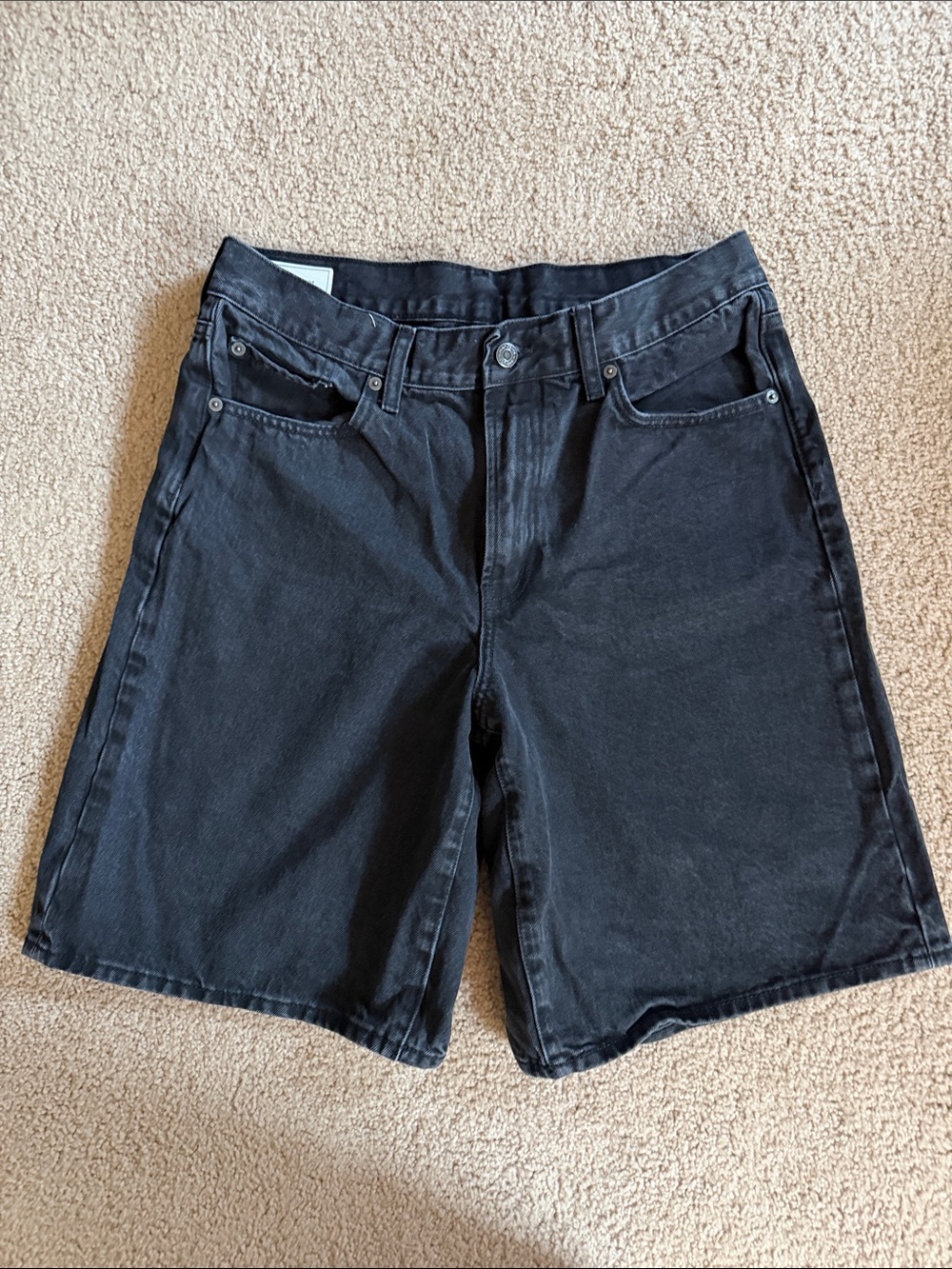 GAP Black Denim Bermuda Shorts